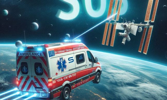 Ambulancia rumbo a la Estación Espacial Internacional