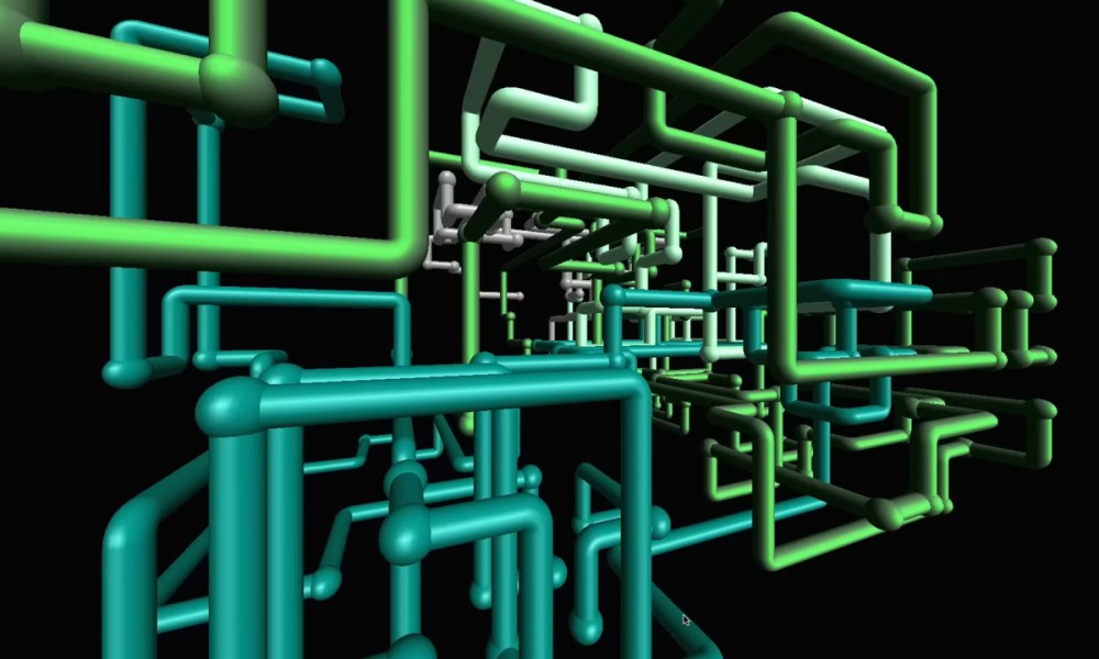 3D pipes Windows NT