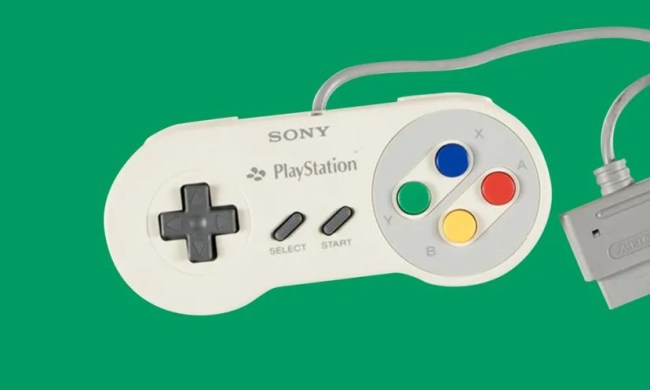 El control de la Nintendo PlayStation.