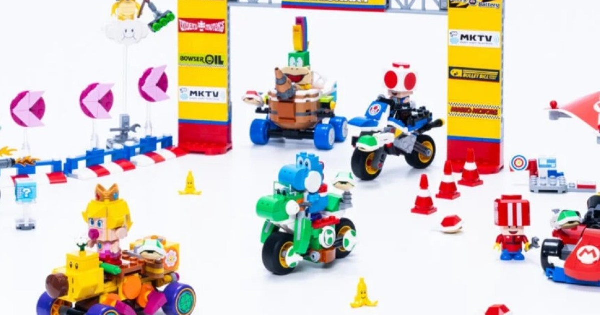 Lego sale a la pista con increíble set de Mario Kart