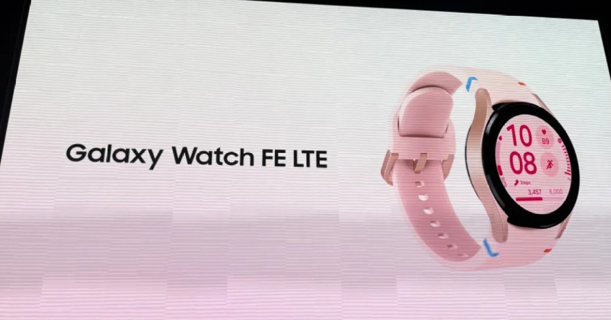 El asequible Galaxy Watch FE de Samsung finalmente tiene opción LTE