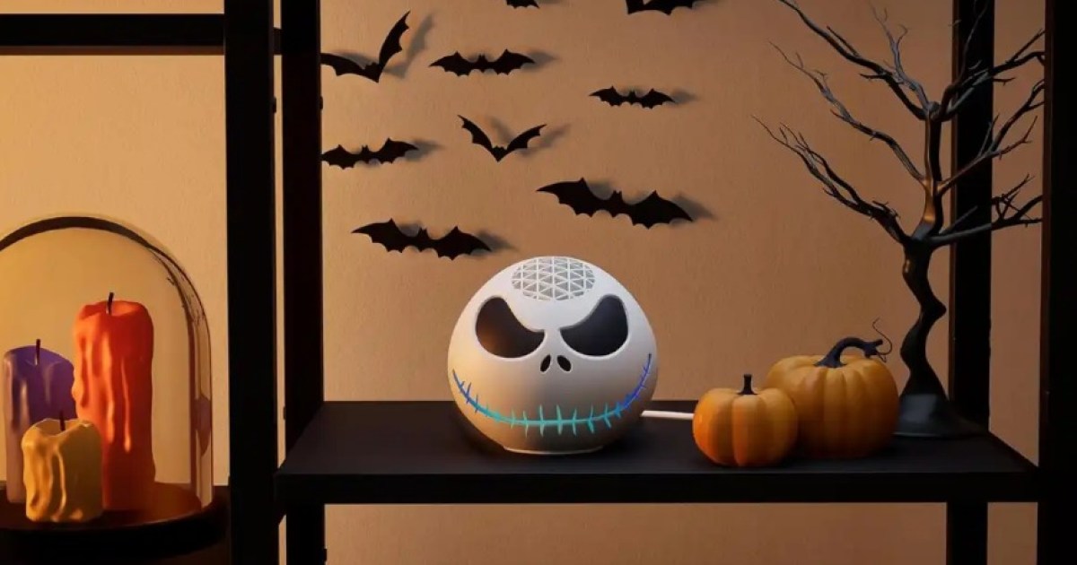 Este Echo Dot de Jack Skellington está de miedo