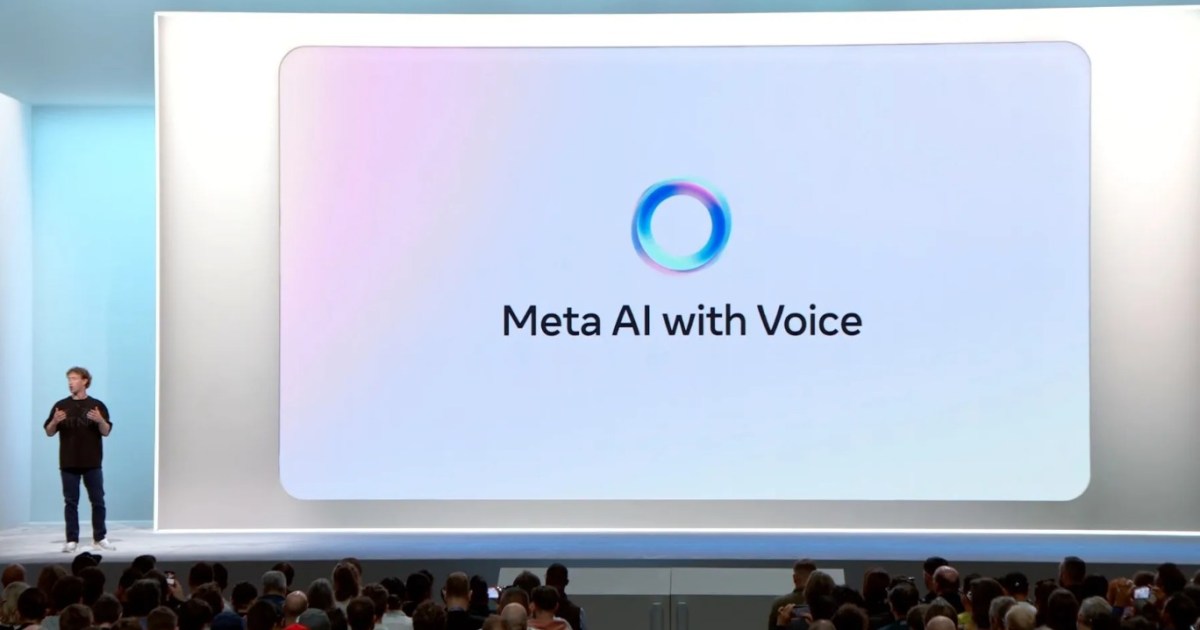 Meta lanza su propia versión del modo de voz avanzado en Connect 2024