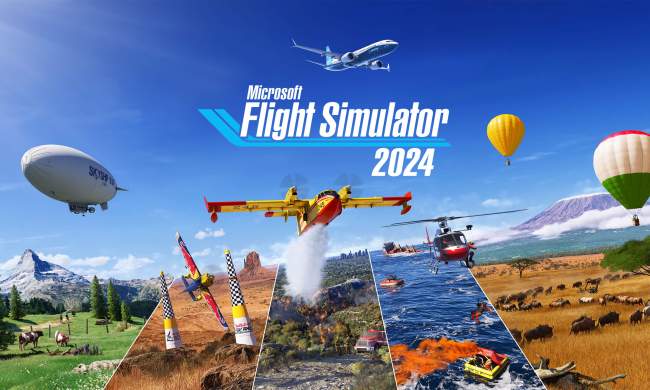 Una imagen promocional de Microsoft Flight Simulator 2024.