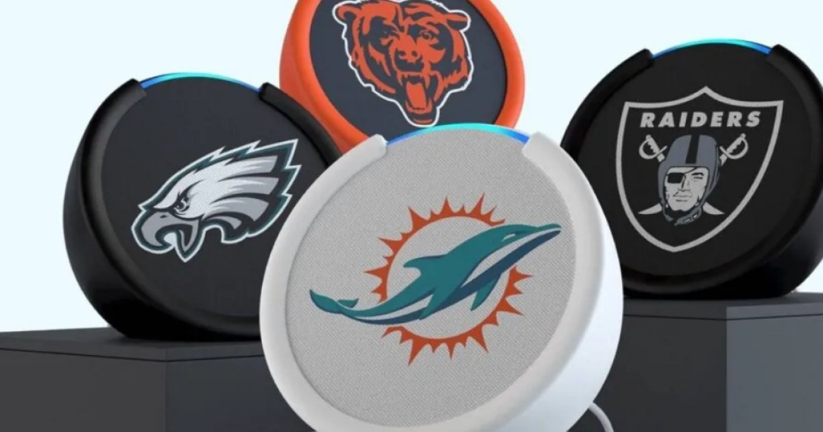 Amazon lanza unos Echo Pop para los fanáticos de la NFL