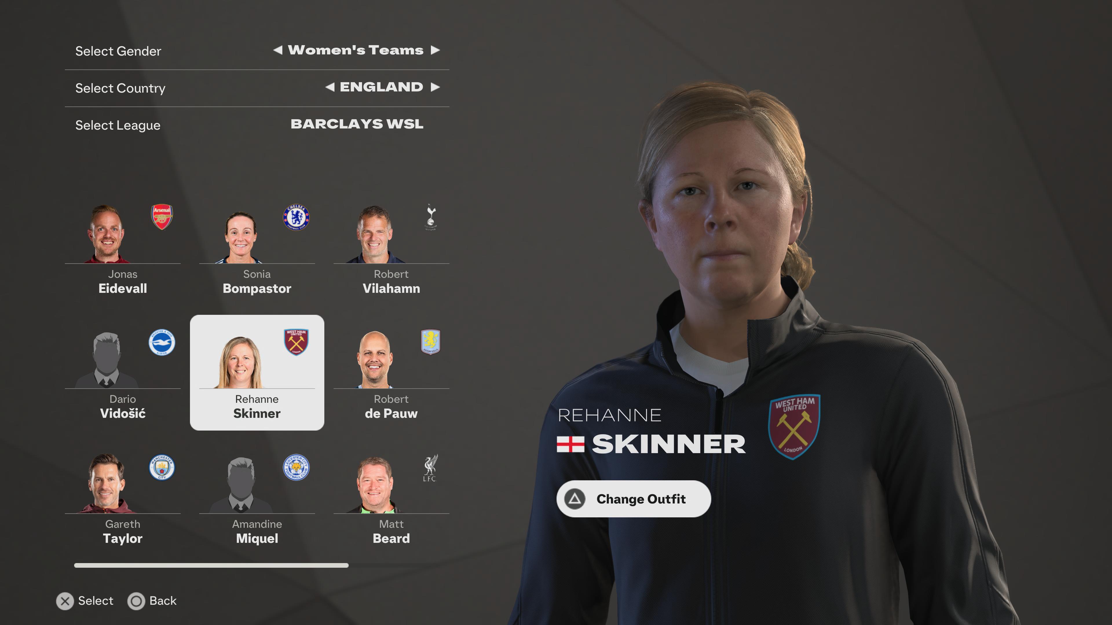 Rehanne Skinner en EA Sports FC 25.