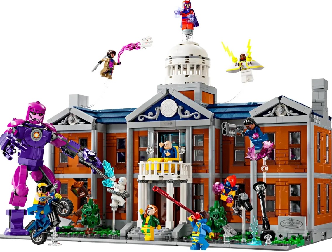 mansion x marvel set lego  1