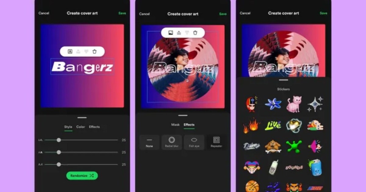 Spotify te permitirá ser un artista creando portadas en tus listas