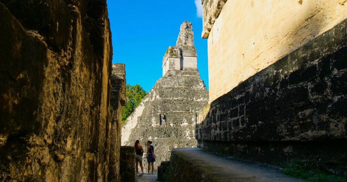 Antigua ciudad maya descubierta a través de la página 16 de Google