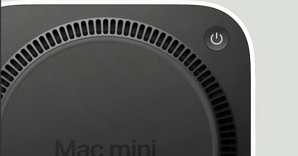 Apple defiende el botón de encendido del Mac mini M4