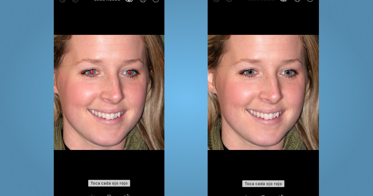 Cómo quitar los ojos rojos de tus fotos en Android y iPhone