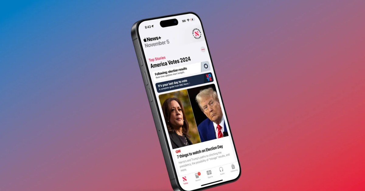 Así puedes seguir en vivo los resultados de las elecciones de EE.UU. en iPhone