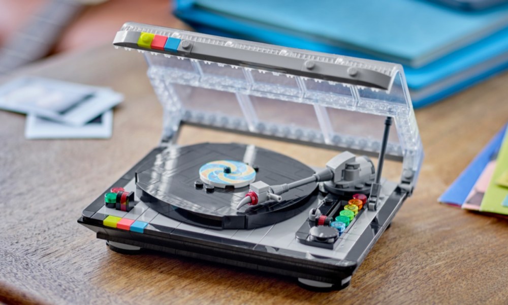 tocadiscos retro lego gratis