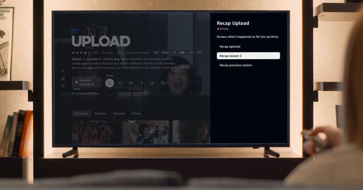 Amazon Prime Video te hará resúmenes de IA en video de tus series