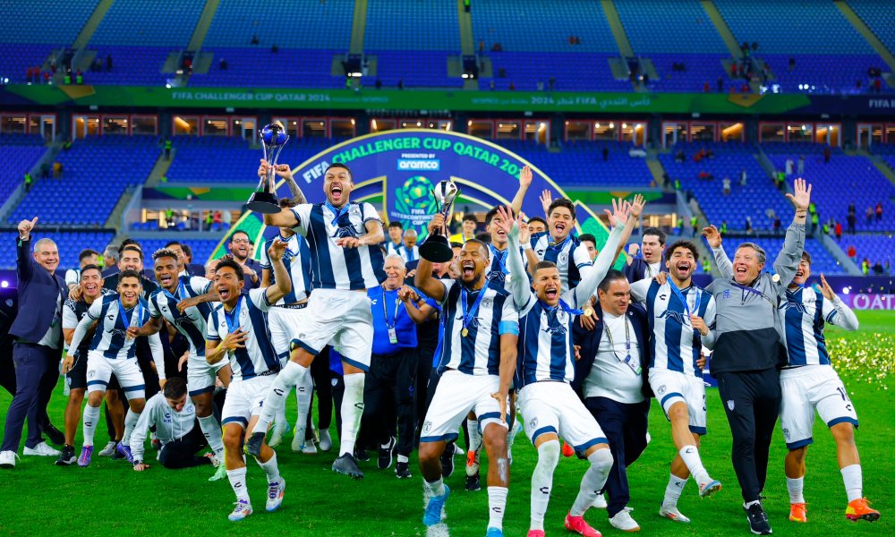 Una fotografía del Club de Futbol Pachuca.