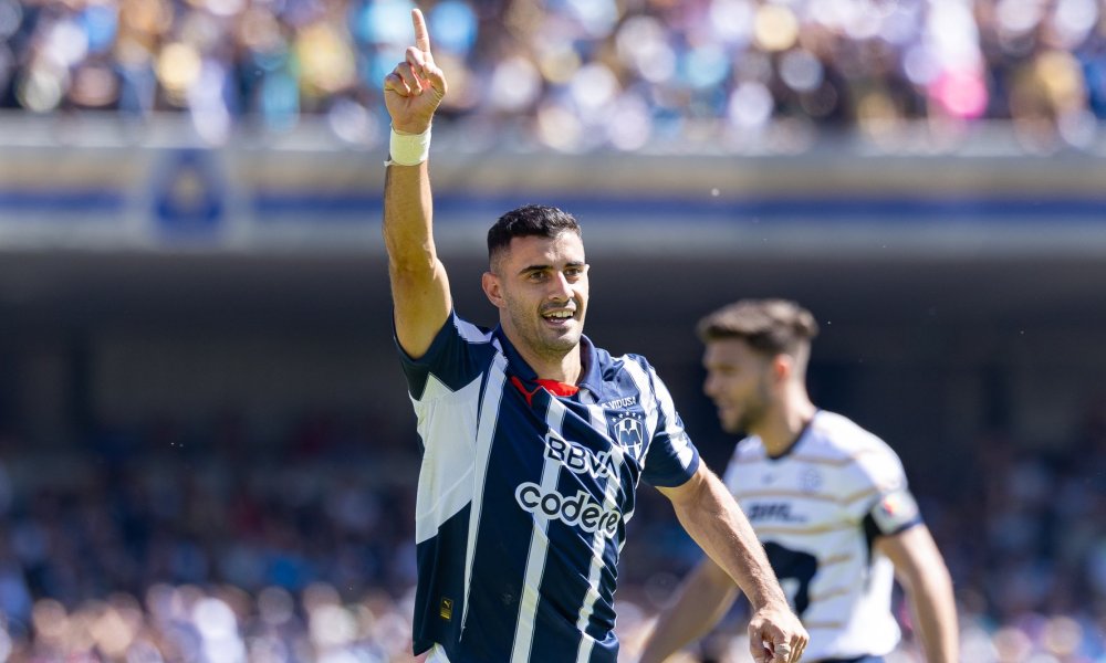 Un jugador del Club Monterrey.