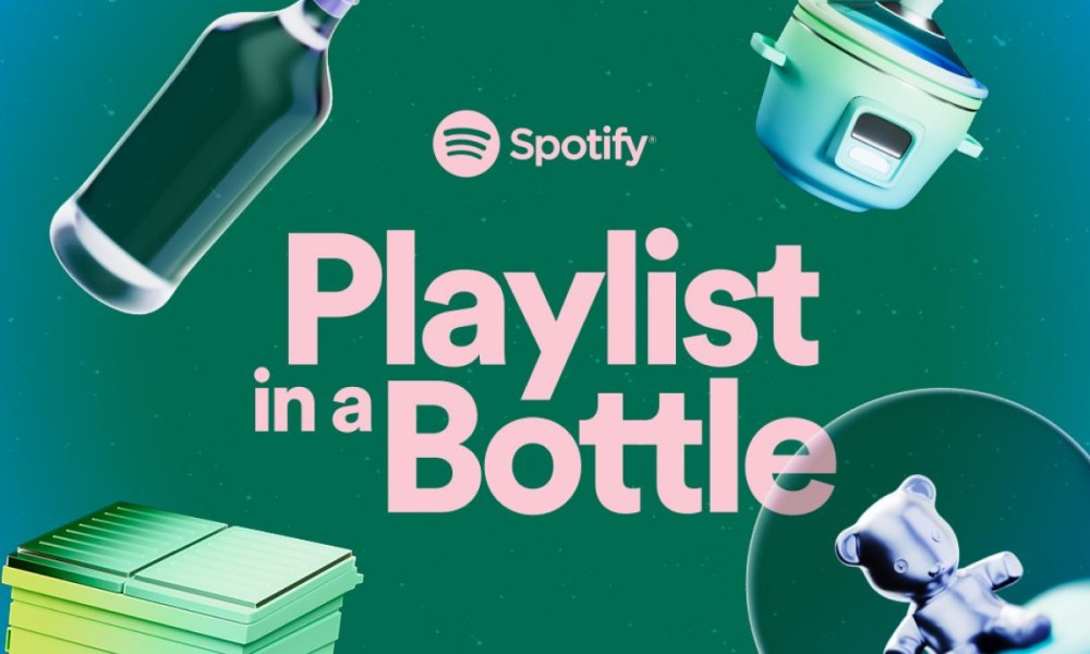 Cápsula del tiempo Spotify Playlist in a bottle Playlist para el futuro