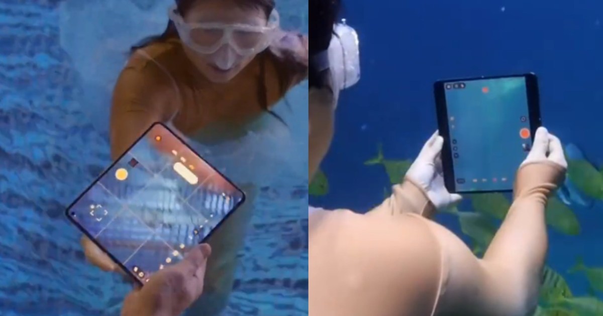 Tira tu celular cuantas veces quieras al agua con este plegable